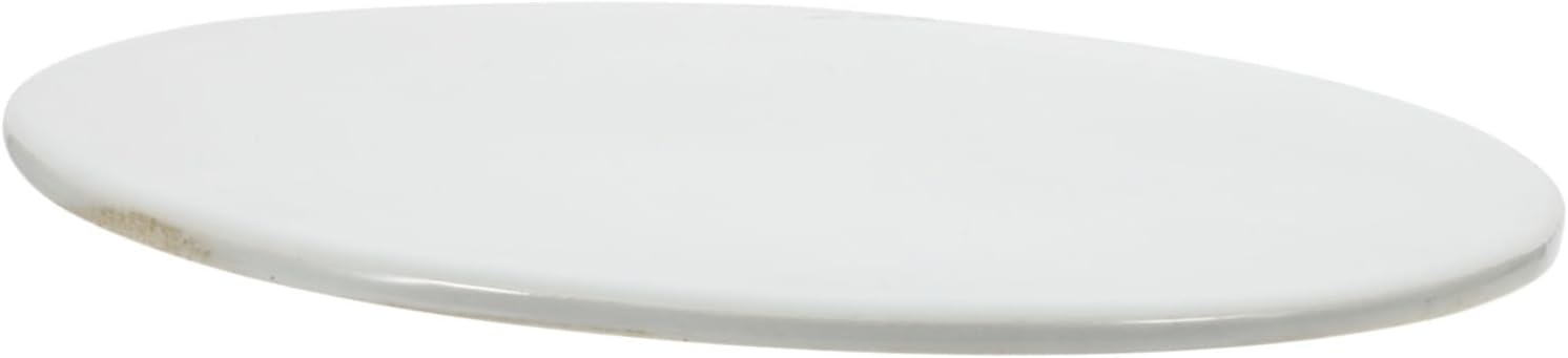 Unfinished Blank Ceramic Plate DIY Art Adornment for Hand Painting Smooth Surface for Creative Projects for Artists Paintable Ceramic Decor