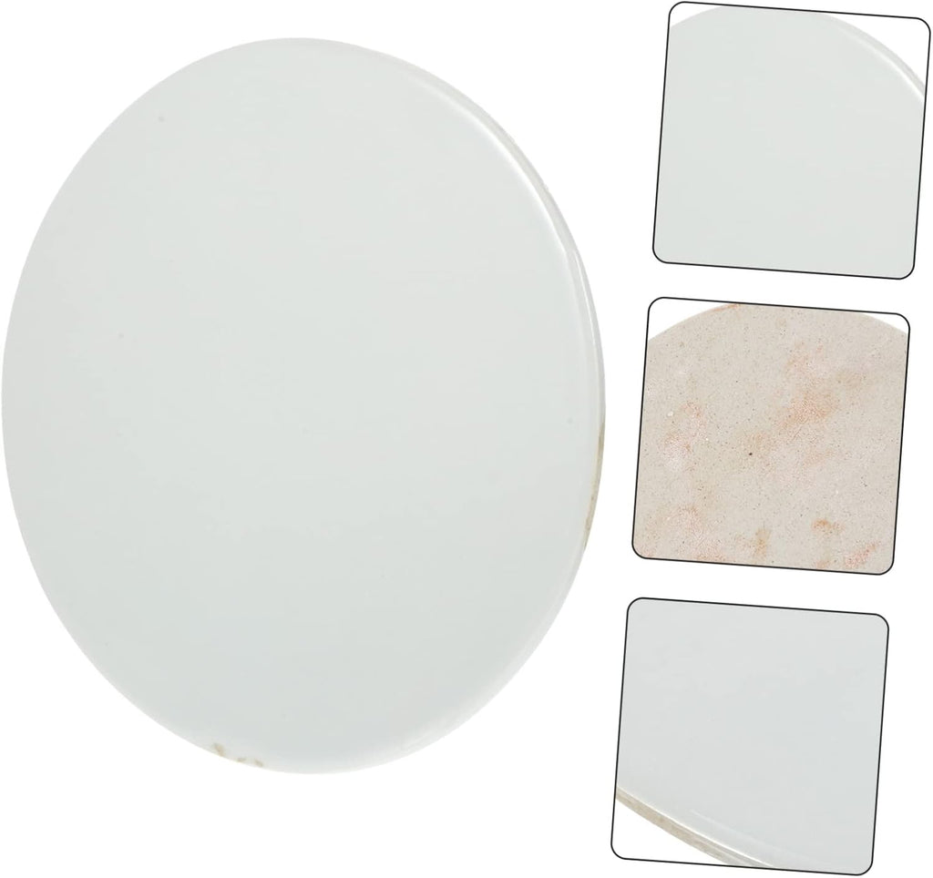 Unfinished Blank Ceramic Plate DIY Art Adornment for Hand Painting Smooth Surface for Creative Projects for Artists Paintable Ceramic Decor