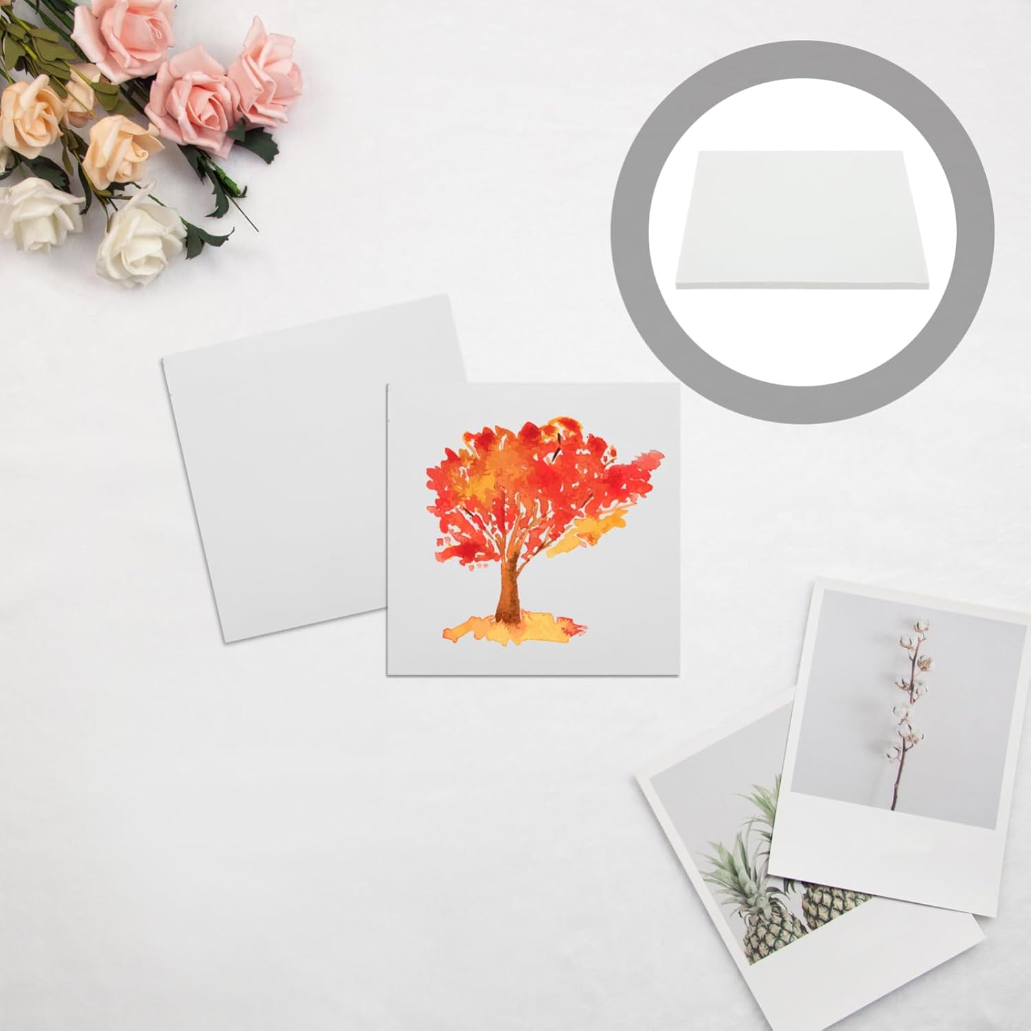 Hand-Painted Ceramic Chip Tile for DIY Crafts Art Projects Versatile Blank Plate for Home Decor Fade-Resistant Surface for Creative Painting